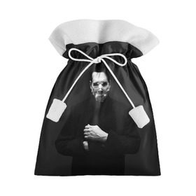 Подарочный 3D мешок с принтом Marilyn Manson в Кировске, 100% полиэстер | Размер: 29*39 см | звезда | знаменитость | музыка | мэрилин мэнсон | певец | рокер