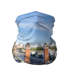 Бандана-труба 3D с принтом Барселона в Кировске, 100% полиэстер, ткань с особыми свойствами — Activecool | плотность 150‒180 г/м2; хорошо тянется, но сохраняет форму | barcelona | europe | spain | барселона | европа | ес | испания | каталония | отпуск | туризм