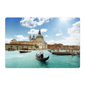 Магнитный плакат 3Х2 с принтом Венеция в Кировске, Полимерный материал с магнитным слоем | 6 деталей размером 9*9 см | europe | italy | venice | венеция | вода | европа | ес | италия | каникулы | лодки | отдых | отпуск | солнце | туризм
