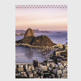 Скетчбук с принтом Рио (Бразилия) в Кировске, 100% бумага
 | 48 листов, плотность листов — 100 г/м2, плотность картонной обложки — 250 г/м2. Листы скреплены сверху удобной пружинной спиралью | brazil | rio de janeiro | бразилия | жара | каникулы | карнавал | мегаполис | отдых | отпуск | пляж | приключение | путешествие | рио де жанейро | туризм | футбол | южная америка