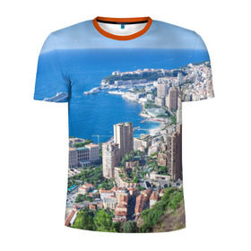 Мужская футболка 3D спортивная с принтом Монако в Кировске, 100% полиэстер с улучшенными характеристиками | приталенный силуэт, круглая горловина, широкие плечи, сужается к линии бедра | europe | monaco | гламур | европа | загар | княжество | миллионеры | монако | отдых | отпуск | пляж | роскошь | солнце | средиземное море | туризм