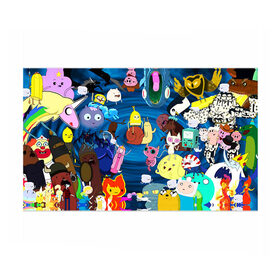Бумага для упаковки 3D с принтом Adventure Time 1 в Кировске, пластик и полированная сталь | круглая форма, металлическое крепление в виде кольца | adventure time | bubblegum | dog | finn | jake | marcelline | время приключений | джейк и финн | марселин | пупырка