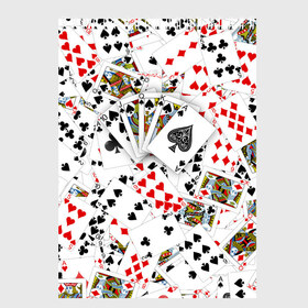 Скетчбук с принтом Роял-флеш в Кировске, 100% бумага
 | 48 листов, плотность листов — 100 г/м2, плотность картонной обложки — 250 г/м2. Листы скреплены сверху удобной пружинной спиралью | карты | покер