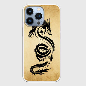Чехол для iPhone 13 Pro с принтом Убийственный змей в Кировске,  |  | dragon | дракон | дракоша | змей | когти | крылья | монстр | огонь | пламя | рога | тату | татуировка | трайбл | чешуя | чудовище | шипы