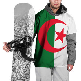 Накидка на куртку 3D с принтом Алжир в Кировске, 100% полиэстер |  | африка | страна | флаг