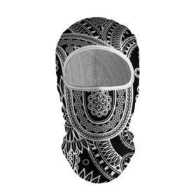 Балаклава 3D с принтом Paisley в Кировске, 100% полиэстер, ткань с особыми свойствами — Activecool | плотность 150–180 г/м2; хорошо тянется, но при этом сохраняет форму. Закрывает шею, вокруг отверстия для глаз кайма. Единый размер | орнамент | пейсли | турецкие огурцы