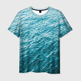 Мужская футболка 3D с принтом Море в Кировске, 100% полиэфир | прямой крой, круглый вырез горловины, длина до линии бедер | orca | sea | whale | вода | киты | косатки | лето | любовь | море | океан | отдых | пальмы | пляж | солнце