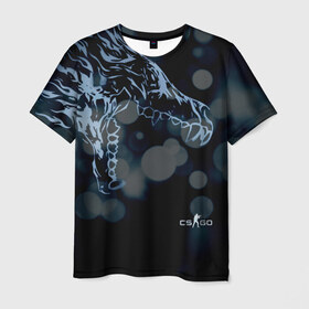Мужская футболка 3D с принтом Howl в Кировске, 100% полиэфир | прямой крой, круглый вырез горловины, длина до линии бедер | counter strike | cs | howl | вой | кс