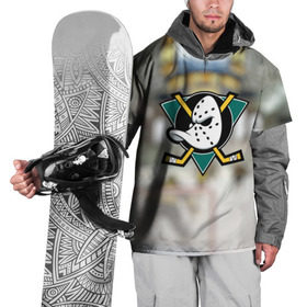 Накидка на куртку 3D с принтом Anaheim ducks в Кировске, 100% полиэстер |  | Тематика изображения на принте: хоккей