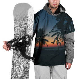 Накидка на куртку 3D с принтом Пальмы в Кировске, 100% полиэстер |  | Тематика изображения на принте: sea | summer | берег | лето | море | океан | отдых | пальмы | пляж | солнце