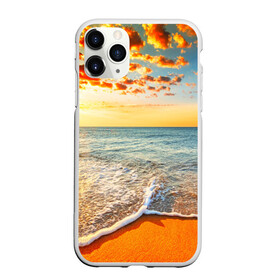 Чехол для iPhone 11 Pro матовый с принтом Лазурный берег в Кировске, Силикон |  | берег | лето | море | отдых