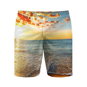 Мужские шорты 3D спортивные с принтом Лазурный берег в Кировске,  |  | Тематика изображения на принте: берег | лето | море | отдых