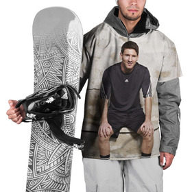 Накидка на куртку 3D с принтом Месси в Кировске, 100% полиэстер |  | аргентина | барселона | испания | футбол | футболист