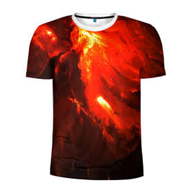 Мужская футболка 3D спортивная с принтом Текстура в Кировске, 100% полиэстер с улучшенными характеристиками | приталенный силуэт, круглая горловина, широкие плечи, сужается к линии бедра | абстракция | вселенная | звезда | свет | текстура | яркая