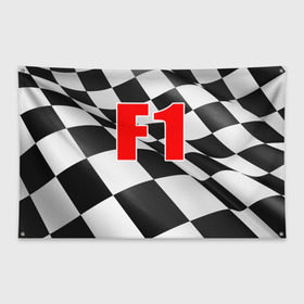 Флаг-баннер с принтом Формула 1 в Кировске, 100% полиэстер | размер 67 х 109 см, плотность ткани — 95 г/м2; по краям флага есть четыре люверса для крепления | f1 | formula 1 | авто | автогонки | автоспорт | спорткар | финиш