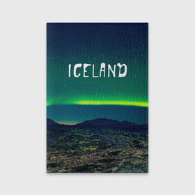 Обложка для паспорта матовая кожа с принтом Исландия в Кировске, натуральная матовая кожа | размер 19,3 х 13,7 см; прозрачные пластиковые крепления | Тематика изображения на принте: исландия