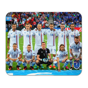 Коврик прямоугольный с принтом Сборная Исландии по футболу в Кировске, натуральный каучук | размер 230 х 185 мм; запечатка лицевой стороны | euro 2016