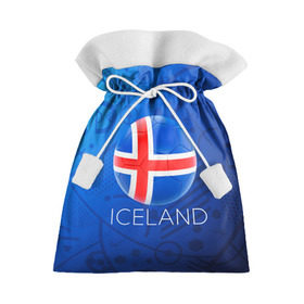 Подарочный 3D мешок с принтом Исландия в Кировске, 100% полиэстер | Размер: 29*39 см | euro 2016