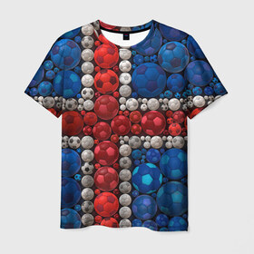 Мужская футболка 3D с принтом Исландия в Кировске, 100% полиэфир | прямой крой, круглый вырез горловины, длина до линии бедер | Тематика изображения на принте: euro 2016