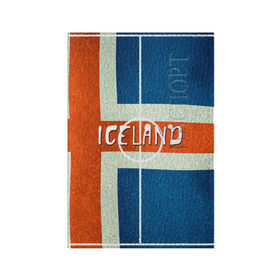 Обложка для паспорта матовая кожа с принтом Исландия в Кировске, натуральная матовая кожа | размер 19,3 х 13,7 см; прозрачные пластиковые крепления | Тематика изображения на принте: euro 2016