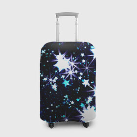 Чехол для чемодана 3D с принтом Star в Кировске, 86% полиэфир, 14% спандекс | двустороннее нанесение принта, прорези для ручек и колес | вселенная | галактика | звезды