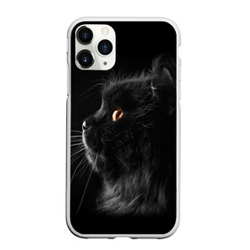 Чехол для iPhone 11 Pro матовый с принтом Милая кошечка в Кировске, Силикон |  | osfenemy | животное | животные | киса | кошечка | кошка | милая | мур | мяу | фото | черный