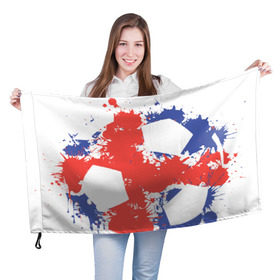 Флаг 3D с принтом Сборная Исландии в Кировске, 100% полиэстер | плотность ткани — 95 г/м2, размер — 67 х 109 см. Принт наносится с одной стороны | исландия