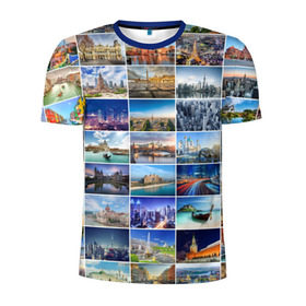 Мужская футболка 3D спортивная с принтом Страны мира (9х9) в Кировске, 100% полиэстер с улучшенными характеристиками | приталенный силуэт, круглая горловина, широкие плечи, сужается к линии бедра | азия | берлин | вегас | венеция | воспоминания | города | достопримечательности | европа | египет | калифорния | каникулы | лондон | милан | москва | ностальгия | нью йорк | отдых | отпуск | память