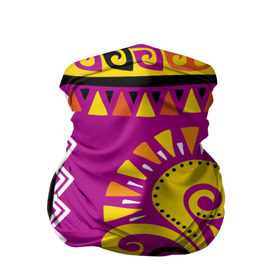 Бандана-труба 3D с принтом Африка в Кировске, 100% полиэстер, ткань с особыми свойствами — Activecool | плотность 150‒180 г/м2; хорошо тянется, но сохраняет форму | орнамент | цветной | этнический | этно | яркий
