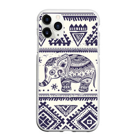 Чехол для iPhone 11 Pro матовый с принтом Африка в Кировске, Силикон |  | орнамент | слон | этно