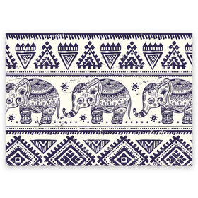 Поздравительная открытка с принтом Африка в Кировске, 100% бумага | плотность бумаги 280 г/м2, матовая, на обратной стороне линовка и место для марки
 | орнамент | слон | этно