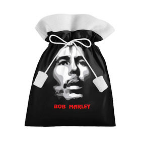 Подарочный 3D мешок с принтом Боб Марли в Кировске, 100% полиэстер | Размер: 29*39 см | bob marley | боб марли | музыка | регги | ямайка