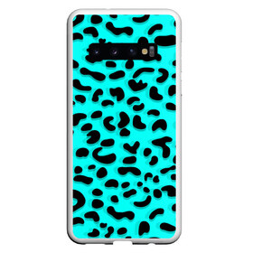 Чехол для Samsung Galaxy S10 с принтом Леопард в Кировске, Силикон | Область печати: задняя сторона чехла, без боковых панелей | sea | summer | африка | вода | джунгли | зебра | леопард | лето | море | океан | пляж | полосы | принт | тигр