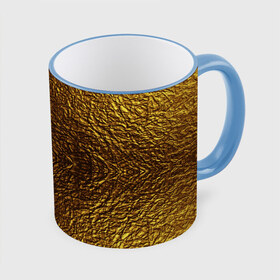 Кружка 3D с принтом Gold Texture в Кировске, керамика | ёмкость 330 мл | Тематика изображения на принте: 