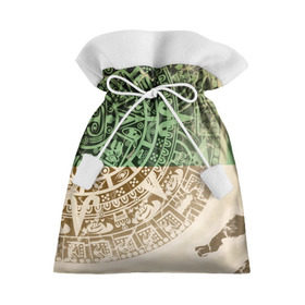 Подарочный 3D мешок с принтом Народ Майя 2 в Кировске, 100% полиэстер | Размер: 29*39 см | Тематика изображения на принте: античный | ацтеки | гранж | живопись | культура | майя | орнамент | ретро | старинный | элемент