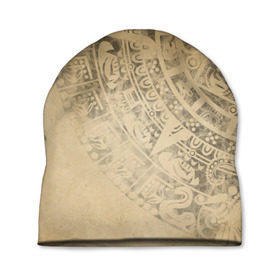 Шапка 3D с принтом Народ Майя в Кировске, 100% полиэстер | универсальный размер, печать по всей поверхности изделия | античный | ацтеки | гранж | живопись | культура | майя | орнамент | ретро | старинный | элемент