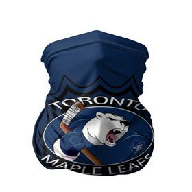 Бандана-труба 3D с принтом Toronto Maple Leafs в Кировске, 100% полиэстер, ткань с особыми свойствами — Activecool | плотность 150‒180 г/м2; хорошо тянется, но сохраняет форму | nhl | toronto maple leafs | спорт | хоккей