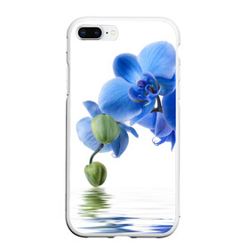 Чехол для iPhone 7Plus/8 Plus матовый с принтом Веточка орхидеи в Кировске, Силикон | Область печати: задняя сторона чехла, без боковых панелей | ветка | красота | нежность | орхидея | природа | растение | фауна | цветок | цветы