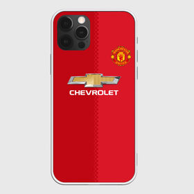 Чехол для iPhone 12 Pro Max с принтом Манчестер Юнайтед форма в Кировске, Силикон |  | mu | манчестер юнайтед | мю | форма