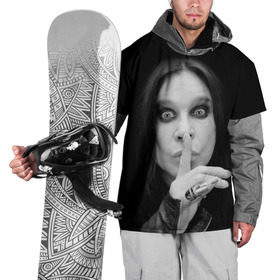 Накидка на куртку 3D с принтом Ozzy Osbourne в Кировске, 100% полиэстер |  | rock | знаменитость | оззи осборн | рок | рок группа | рок звезда | рок музыка
