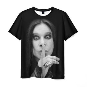 Мужская футболка 3D с принтом Ozzy Osbourne в Кировске, 100% полиэфир | прямой крой, круглый вырез горловины, длина до линии бедер | rock | знаменитость | оззи осборн | рок | рок группа | рок звезда | рок музыка