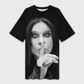 Платье-футболка 3D с принтом Ozzy Osbourne в Кировске,  |  | rock | знаменитость | оззи осборн | рок | рок группа | рок звезда | рок музыка