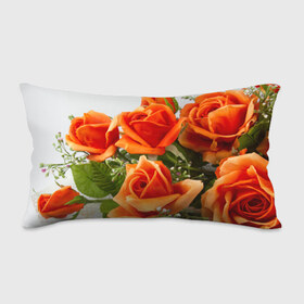 Подушка 3D антистресс с принтом Розы в Кировске, наволочка — 100% полиэстер, наполнитель — вспененный полистирол | состоит из подушки и наволочки на молнии | бабочки | весна | краски | лето | осень | розы | цветок | цветы