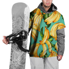 Накидка на куртку 3D с принтом Банан в Кировске, 100% полиэстер |  | banana | банан | бананы | паттерн