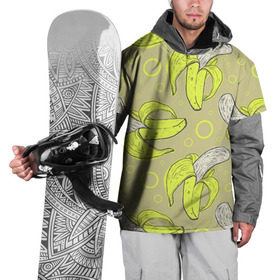 Накидка на куртку 3D с принтом Банан 8 в Кировске, 100% полиэстер |  | banana | банан | бананы | паттерн
