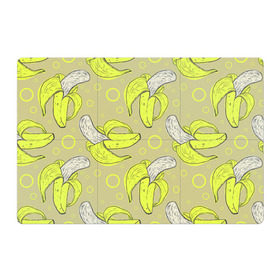 Магнитный плакат 3Х2 с принтом Банан 8 в Кировске, Полимерный материал с магнитным слоем | 6 деталей размером 9*9 см | banana | банан | бананы | паттерн