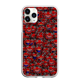 Чехол для iPhone 11 Pro Max матовый с принтом Какодемоны (pixel-art) в Кировске, Силикон |  | Тематика изображения на принте: doom | демон | дум