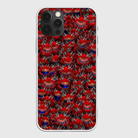 Чехол для iPhone 12 Pro Max с принтом Какодемоны (pixel-art) в Кировске, Силикон |  | Тематика изображения на принте: doom | демон | дум