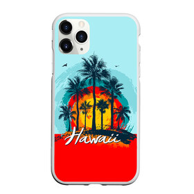 Чехол для iPhone 11 Pro матовый с принтом HAWAII 6 в Кировске, Силикон |  | hawaii | гаваи | лето | океан | отдых | пальмы | пляж | серф