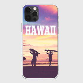 Чехол для iPhone 12 Pro Max с принтом HAWAII 3 в Кировске, Силикон |  | Тематика изображения на принте: hawaii | гаваи | лето | океан | отдых | пальмы | пляж | серф